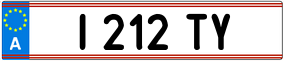 Truck License Plate
